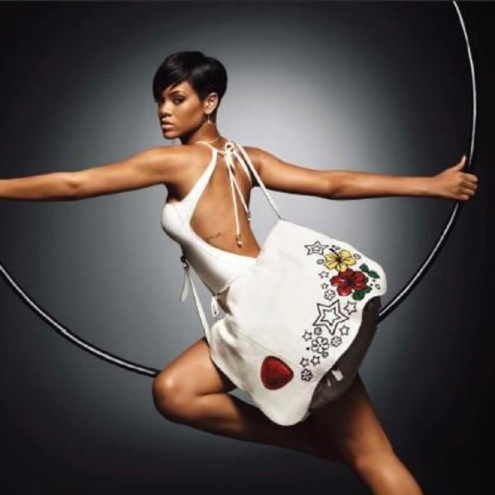 Gucci White Python and Leather Flower Tattoo Tribeca Messenger Bag